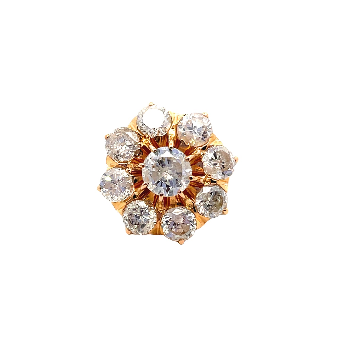 18K GOLD DIAMOND PENDANT - 0024399