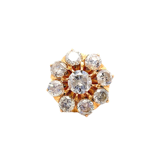 18K GOLD DIAMOND PENDANT - 0024399
