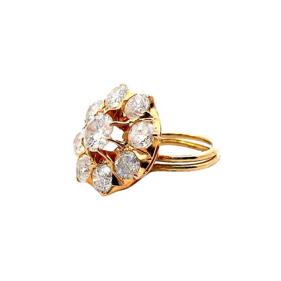 18K GOLD DIAMOND PENDANT - 0024399