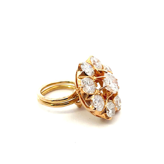 18K GOLD DIAMOND PENDANT - 0024399
