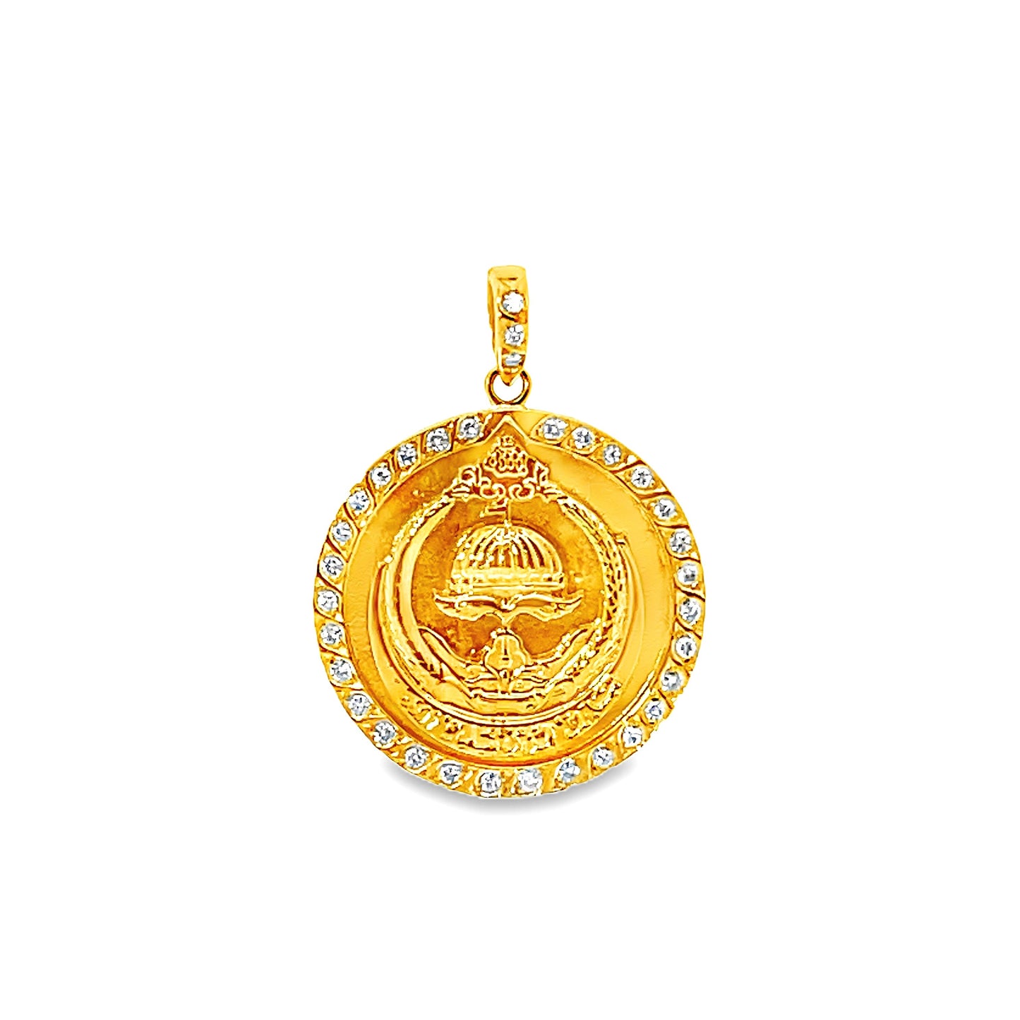18K GOLD DIAMOND PENDANT - 0024462