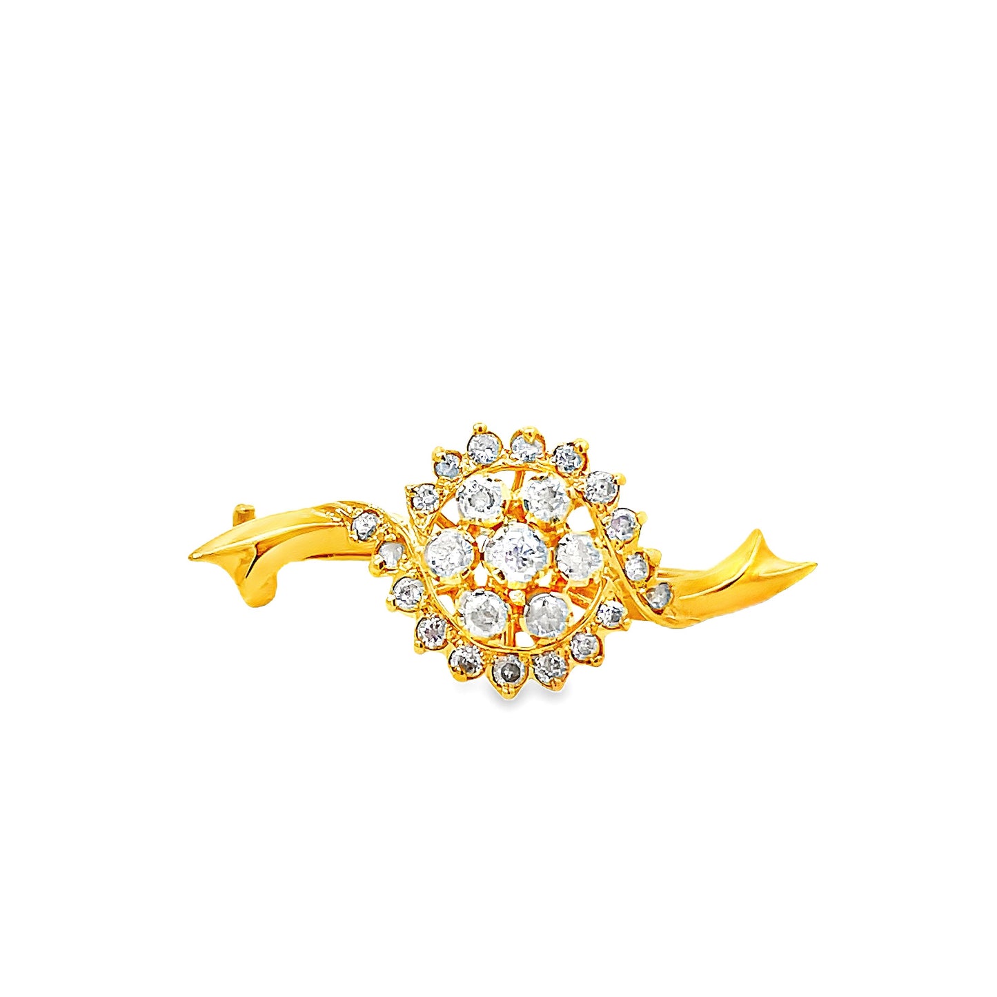 18K GOLD DIAMOND PENDANT - 0024463