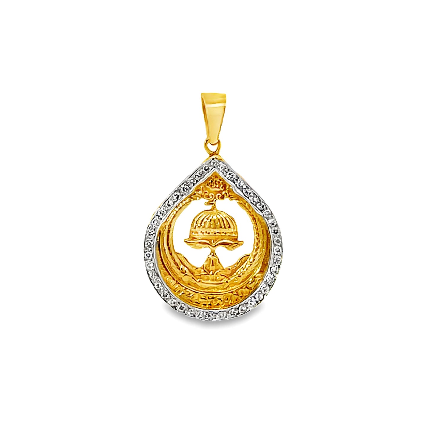 18K GOLD DIAMOND PENDANT - 0024465