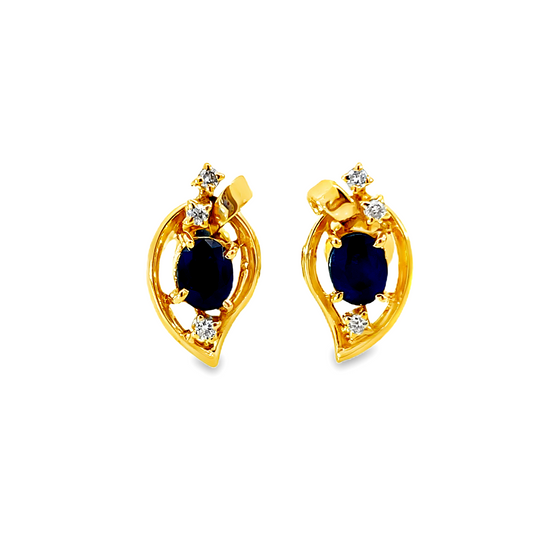 20K GOLD DIAMOND EARRINGS - 0024795