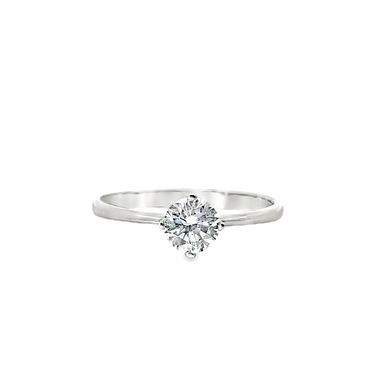 18K WHITE GOLD DIAMOND RING - 0024807