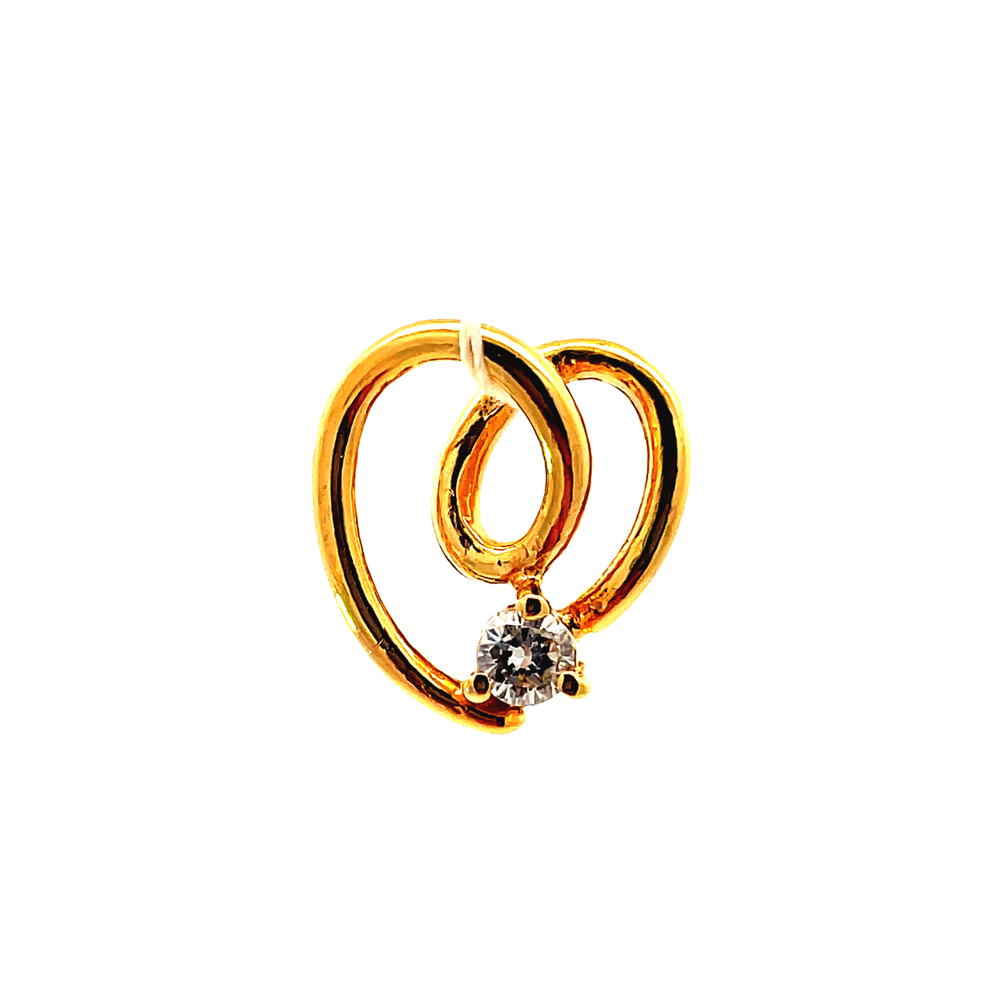 18K GOLD DIAMOND PENDANT - 0024825