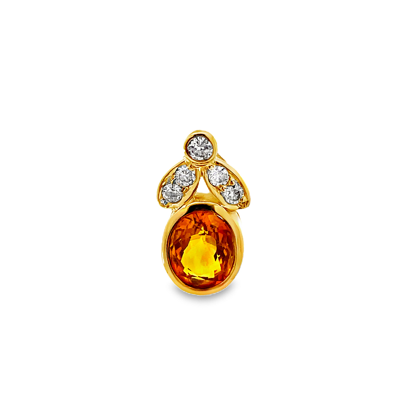 18K GOLD DIAMOND PENDANT - 0024826