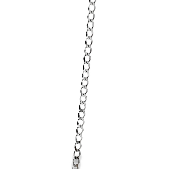 18K WHITE GOLD DIAMOND CHAIN - 0024828