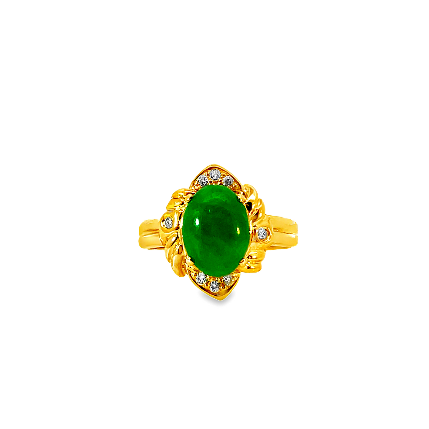 18K GOLD DIAMOND RING - 0024833
