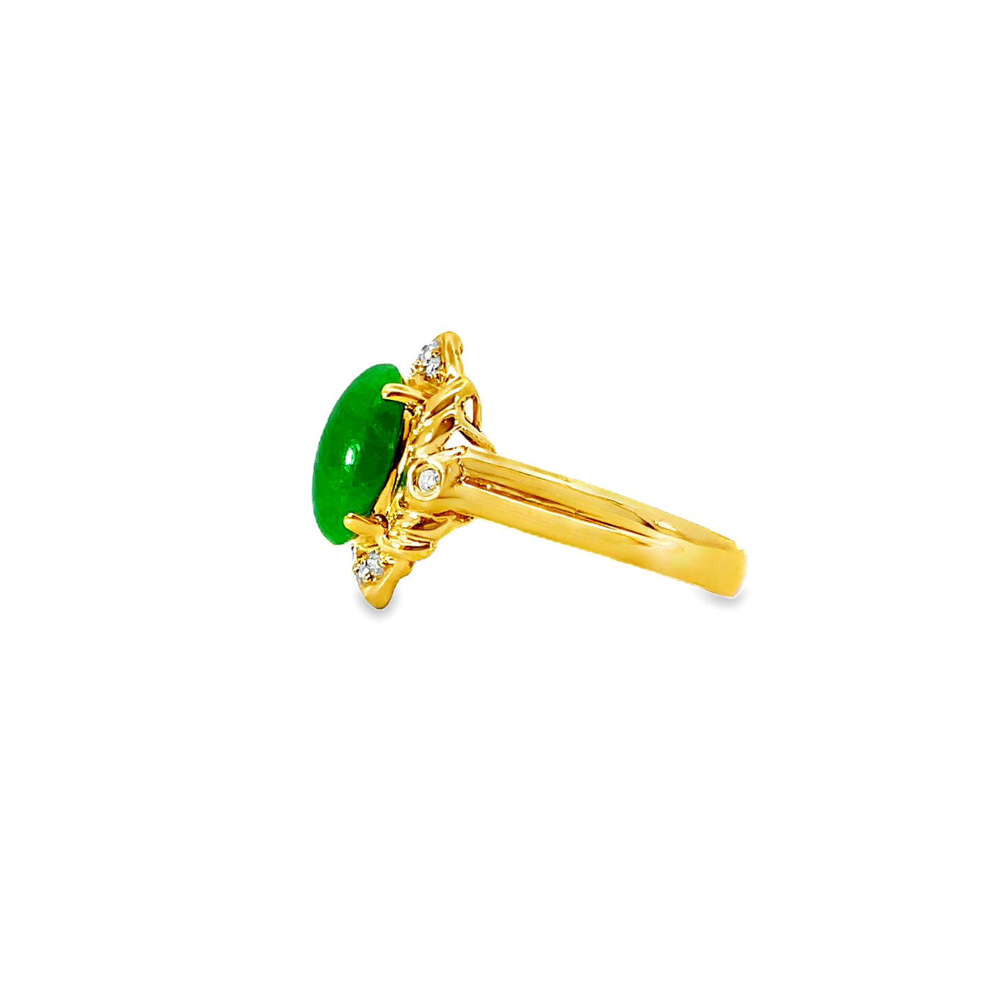 18K GOLD DIAMOND RING - 0024833