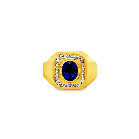 18K GOLD DIAMOND RING - 0024834