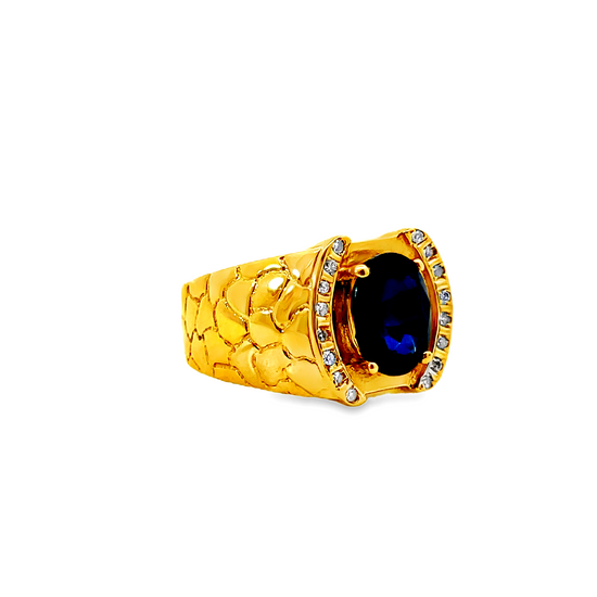 18K GOLD DIAMOND RING - 0024835