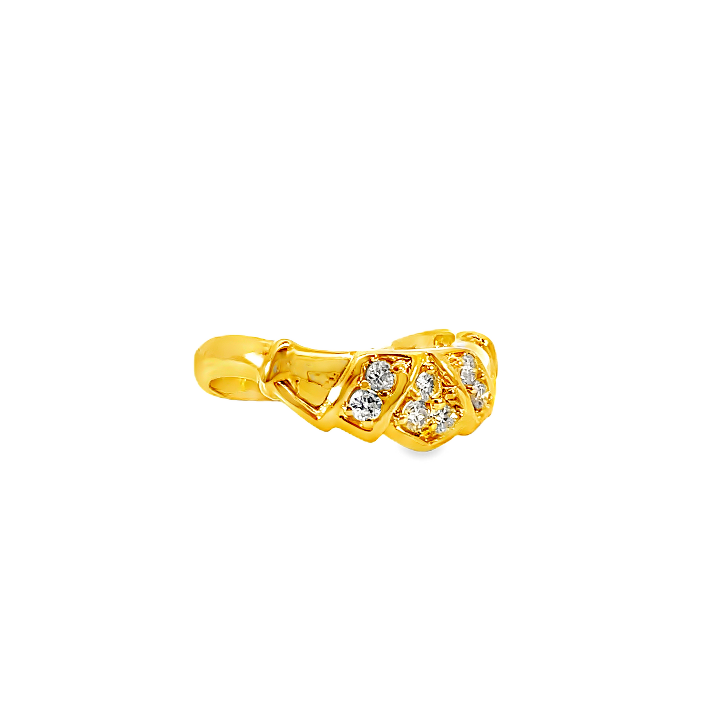 18K GOLD DIAMOND RING - 0024836