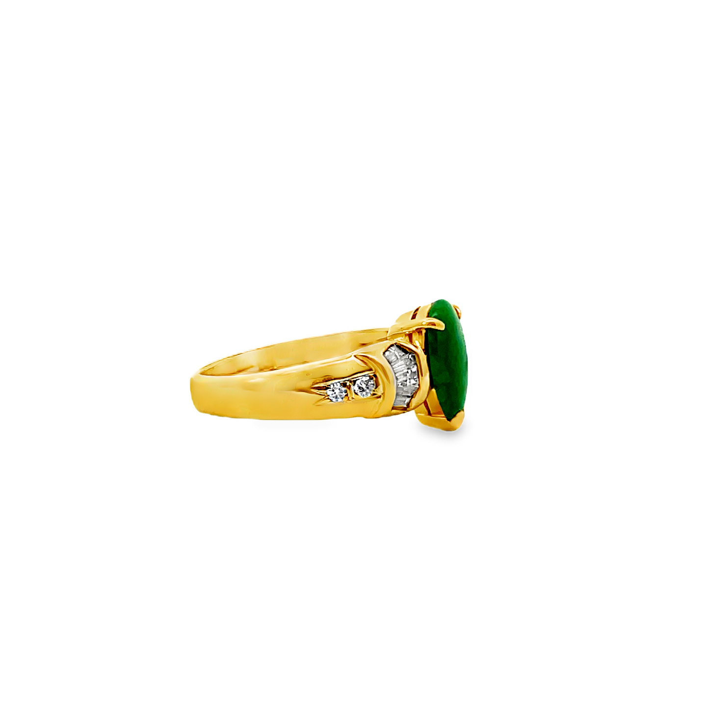 20K GOLD DIAMOND RING - 0024839