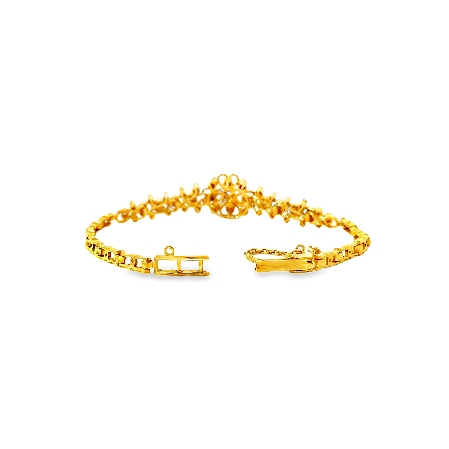 18K GOLD DIAMOND BRACELET - 0024842