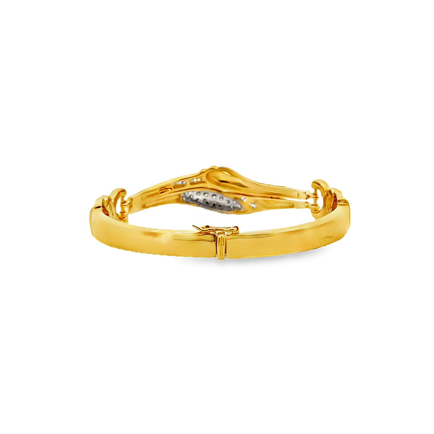 18K GOLD DIAMOND BANGLE - 0024870