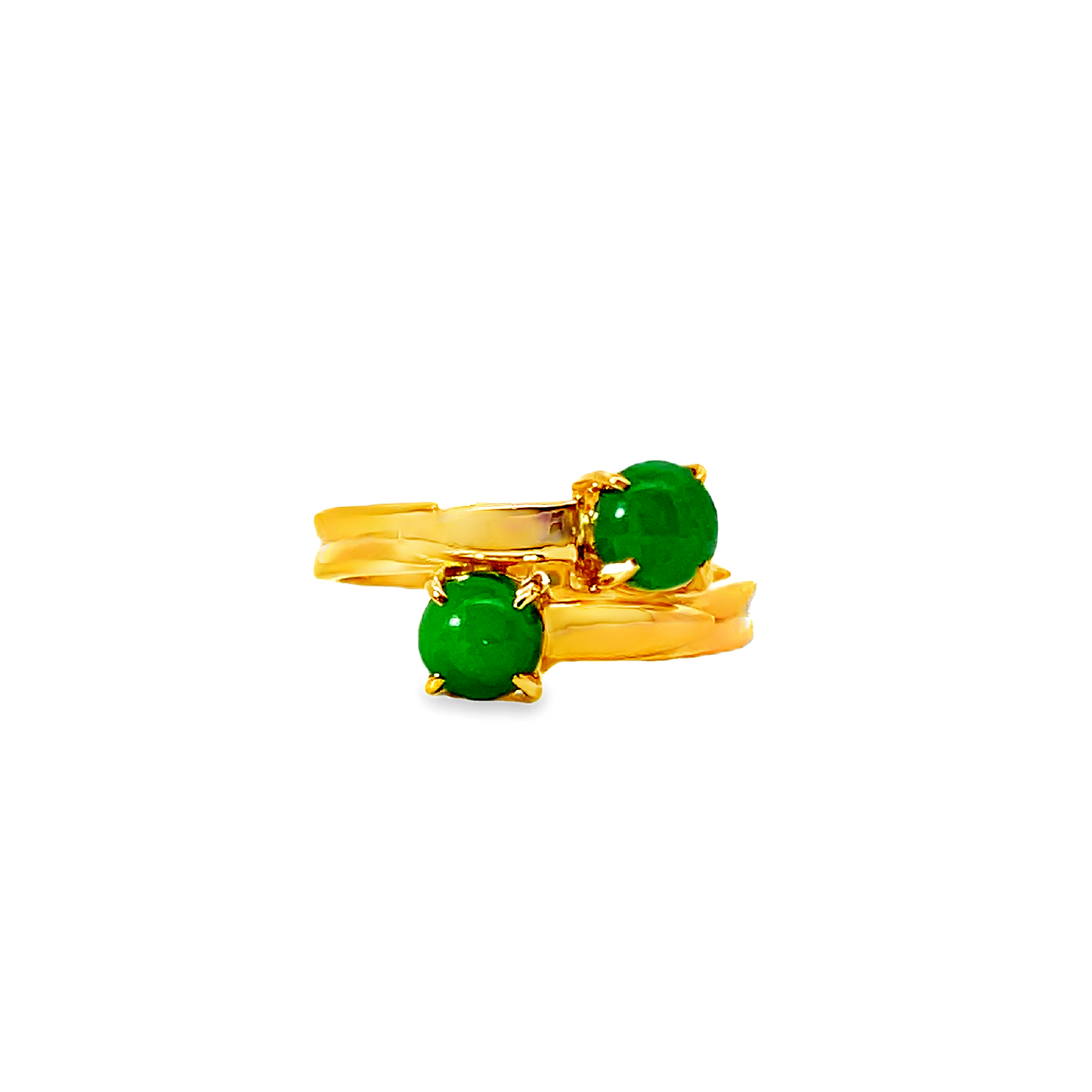 20K GOLD STONE RING - 0024853