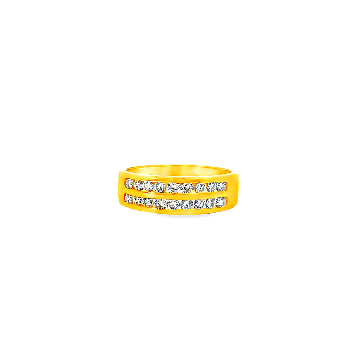 20K GOLD DIAMOND RING - 0024903