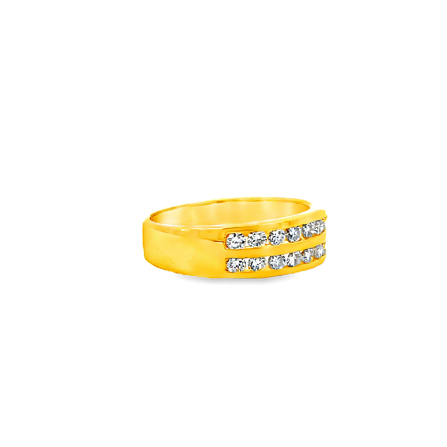 20K GOLD DIAMOND RING - 0024903