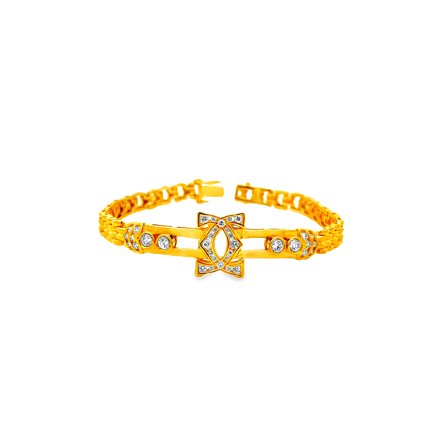 20K GOLD DIAMOND BRACELET - 0024904