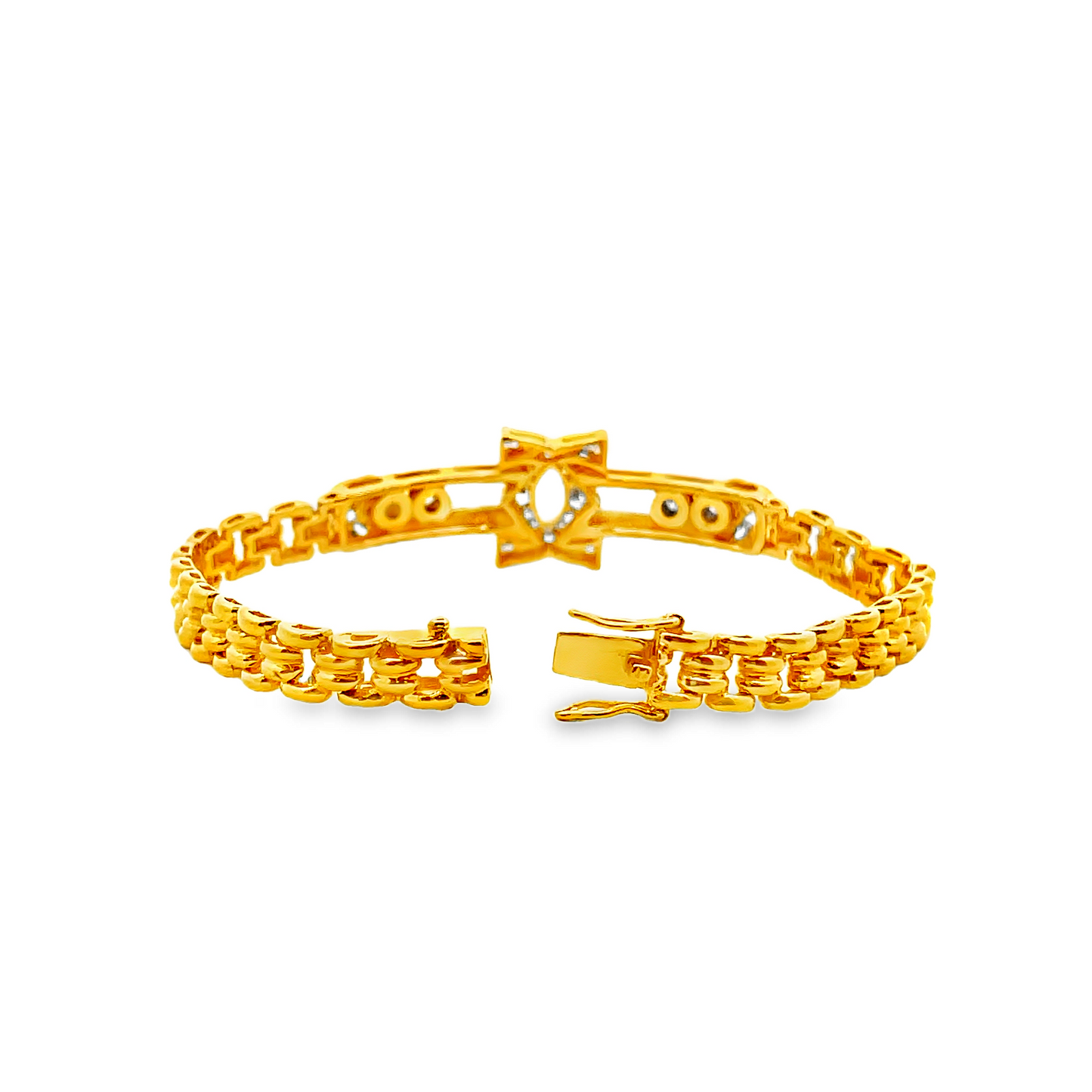 20K GOLD DIAMOND BRACELET - 0024904