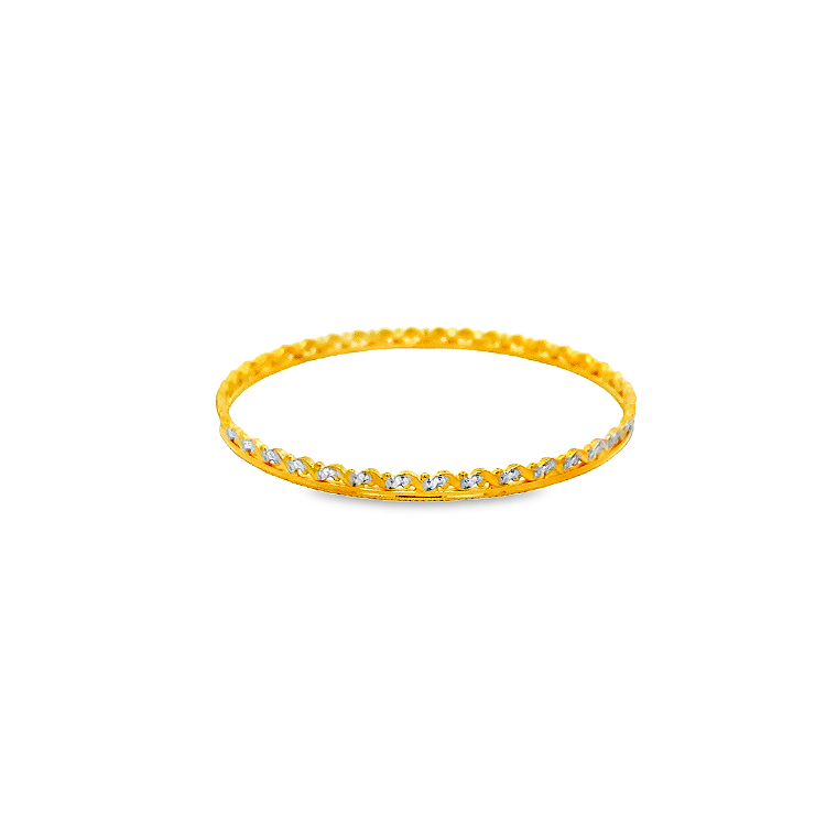 22K GOLD BANGLE - 0024994