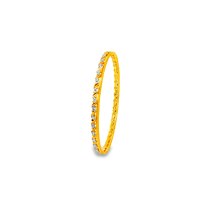 22K GOLD BANGLE - 0024994