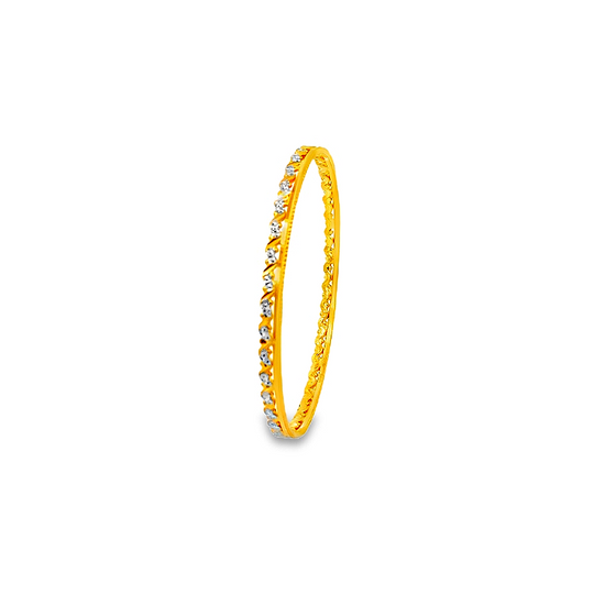 22K GOLD BANGLE - 0024994