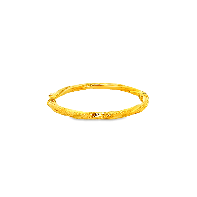 22K GOLD BANGLE - 0024996
