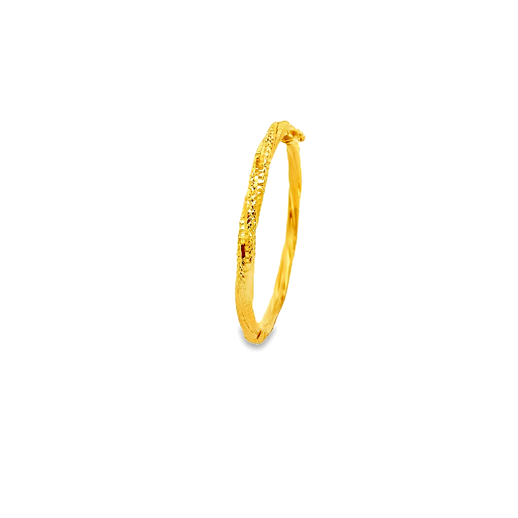 22K GOLD BANGLE - 0024996
