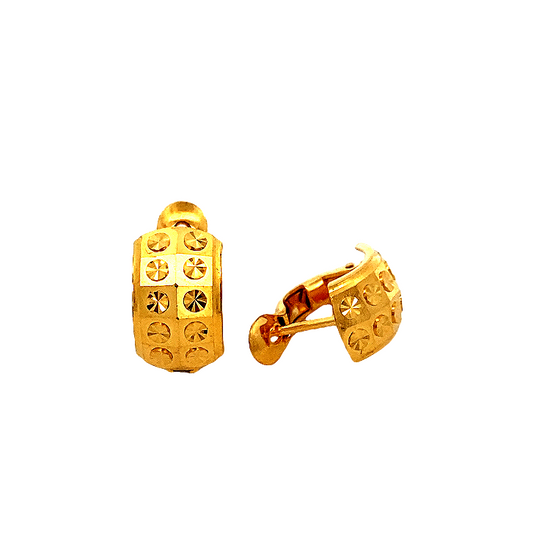 22K GOLD EARRINGS - 0024986