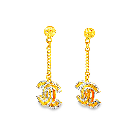 22K GOLD EARRINGS - 0024988