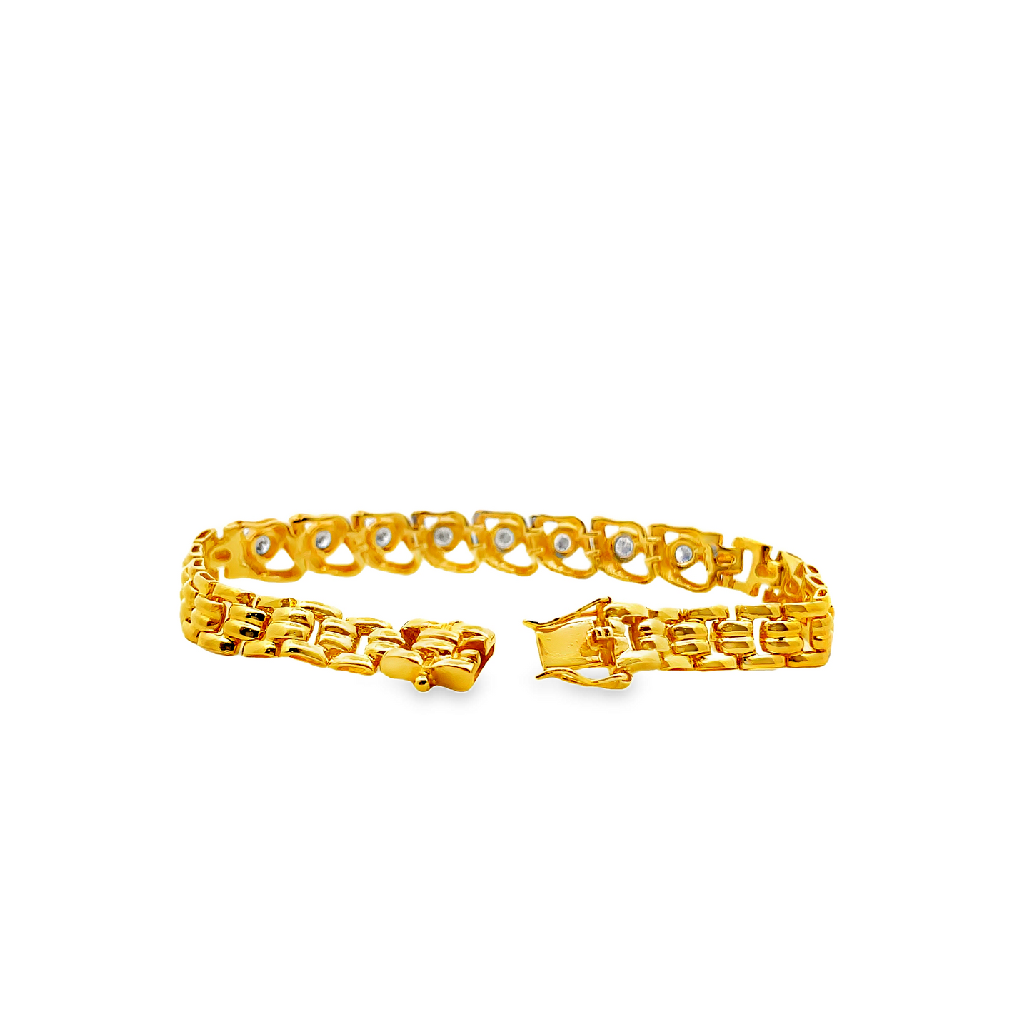 20K GOLD DIAMOND BRACELET - 0025075
