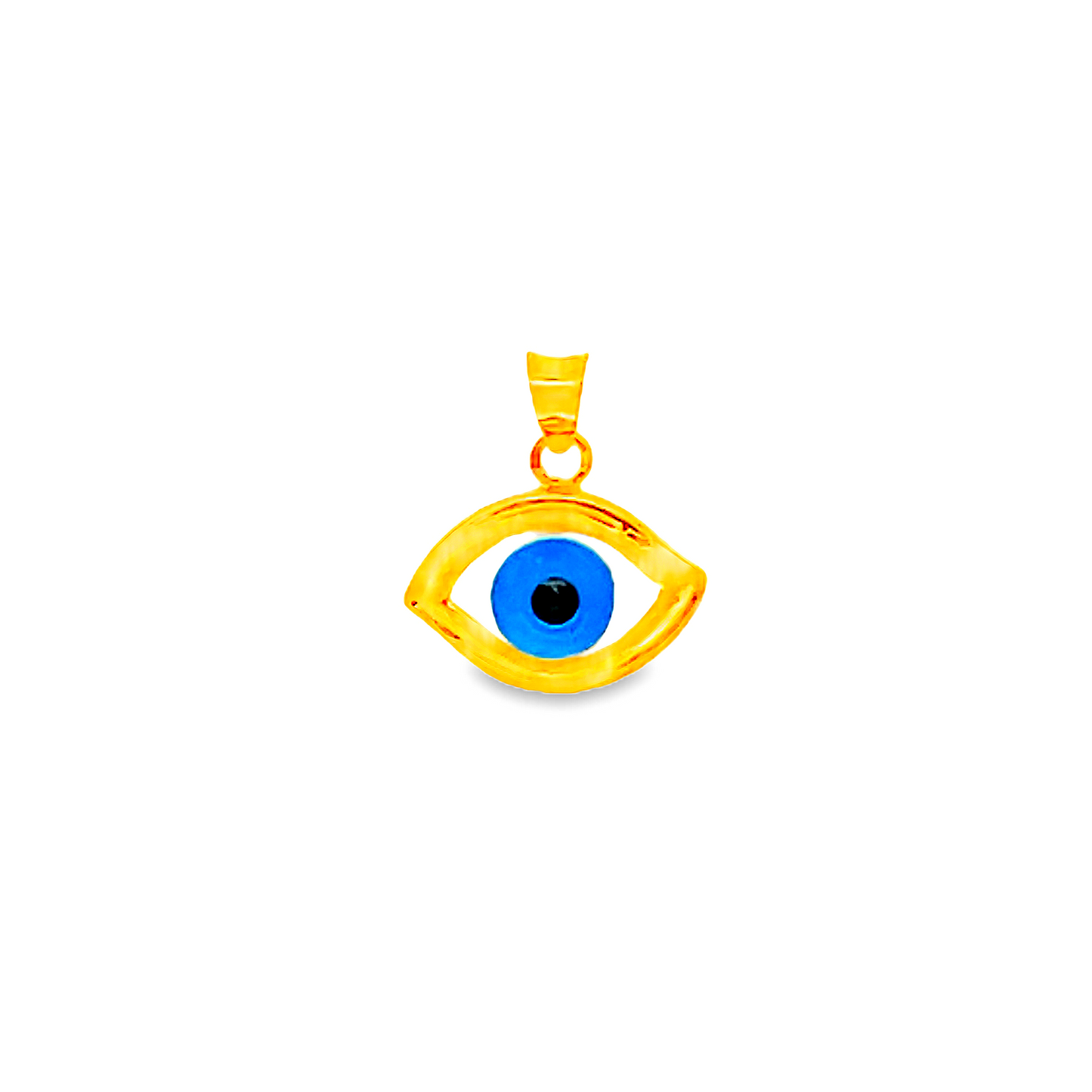 22K GOLD STONE PENDANT - 0025079