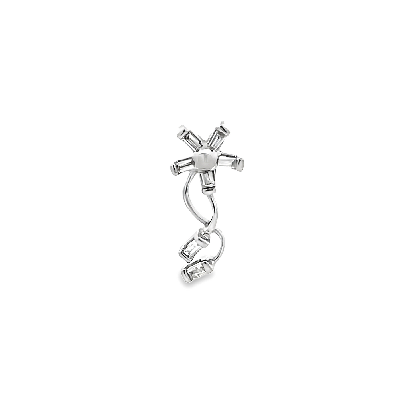 18K WHITE GOLD DIAMOND PENDANT - 0025081