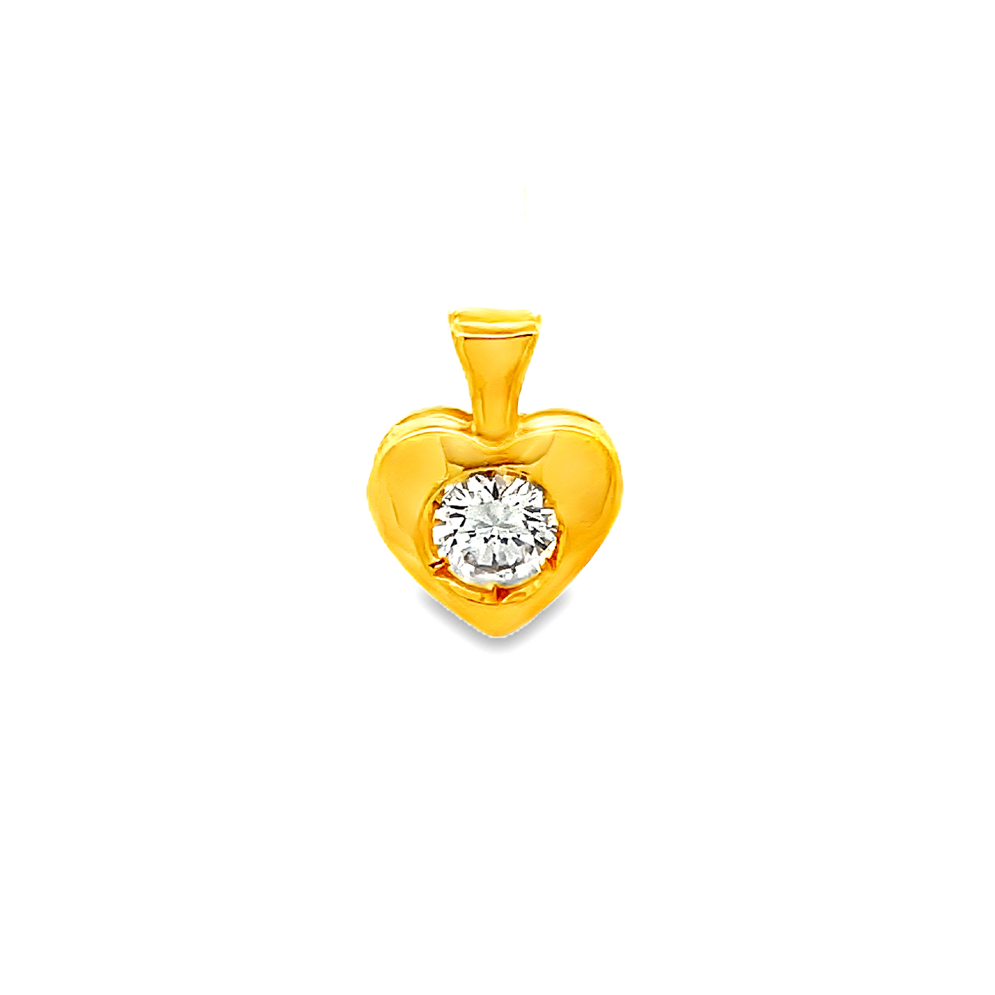 20K GOLD DIAMOND PENDANT - 0025092