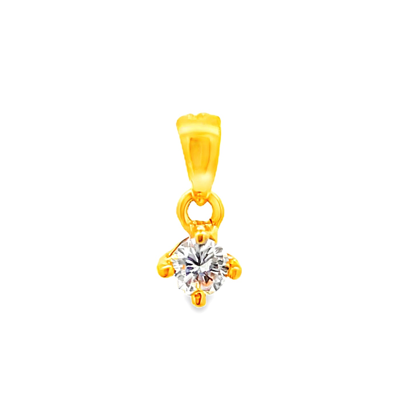 20K GOLD DIAMOND PENDANT - 0025974