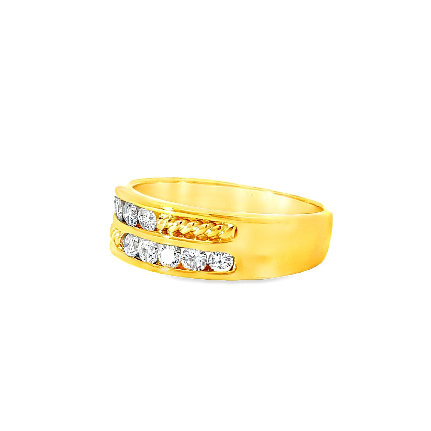 20K GOLD DIAMOND RING - 0025986