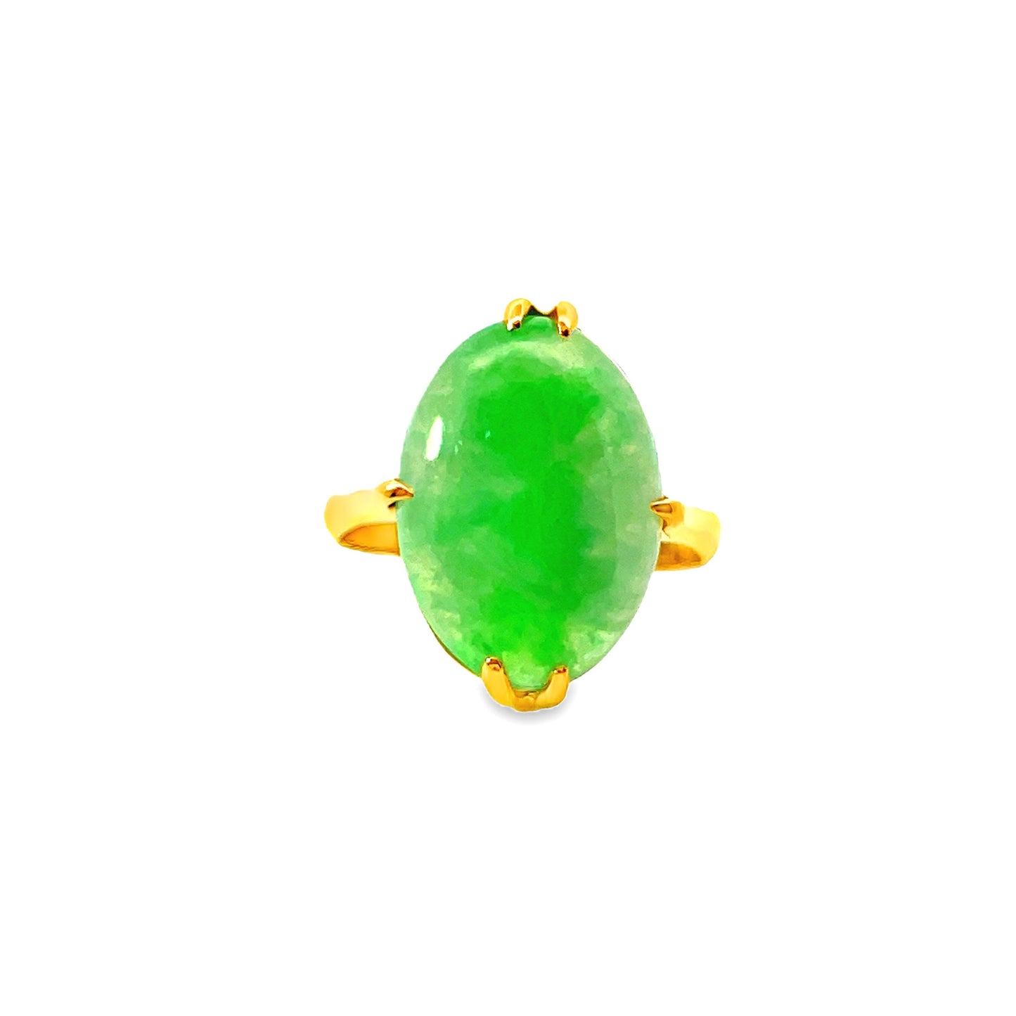 20K GOLD STONE RING - 0025952