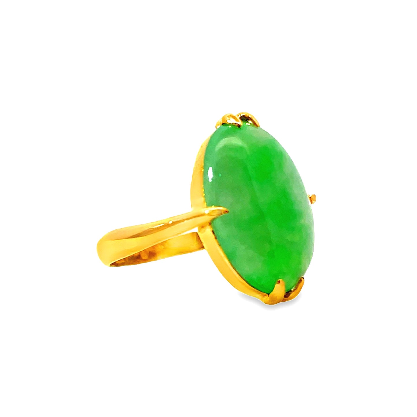 20K GOLD STONE RING - 0025952