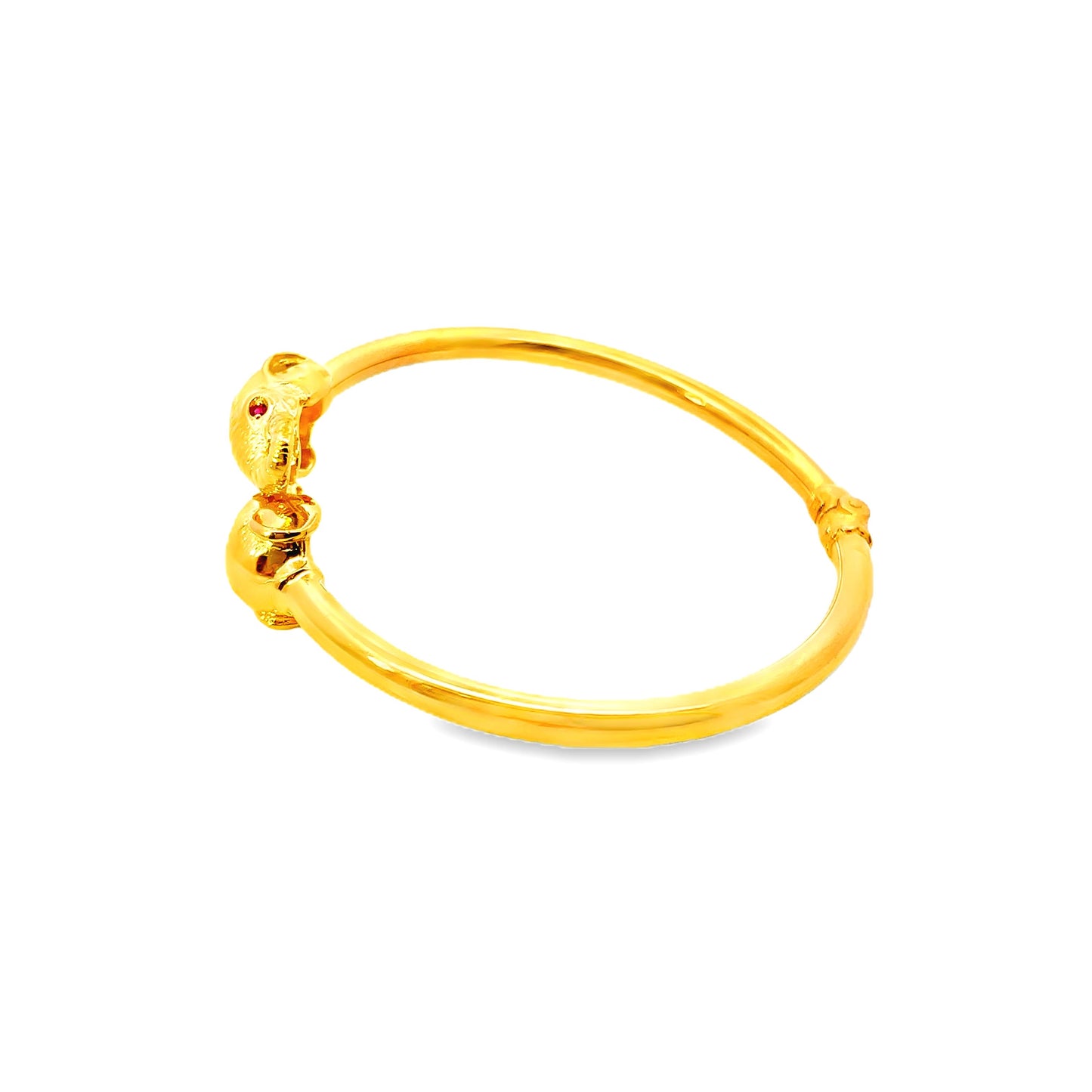 22K GOLD STONE BANGLE - 0025924