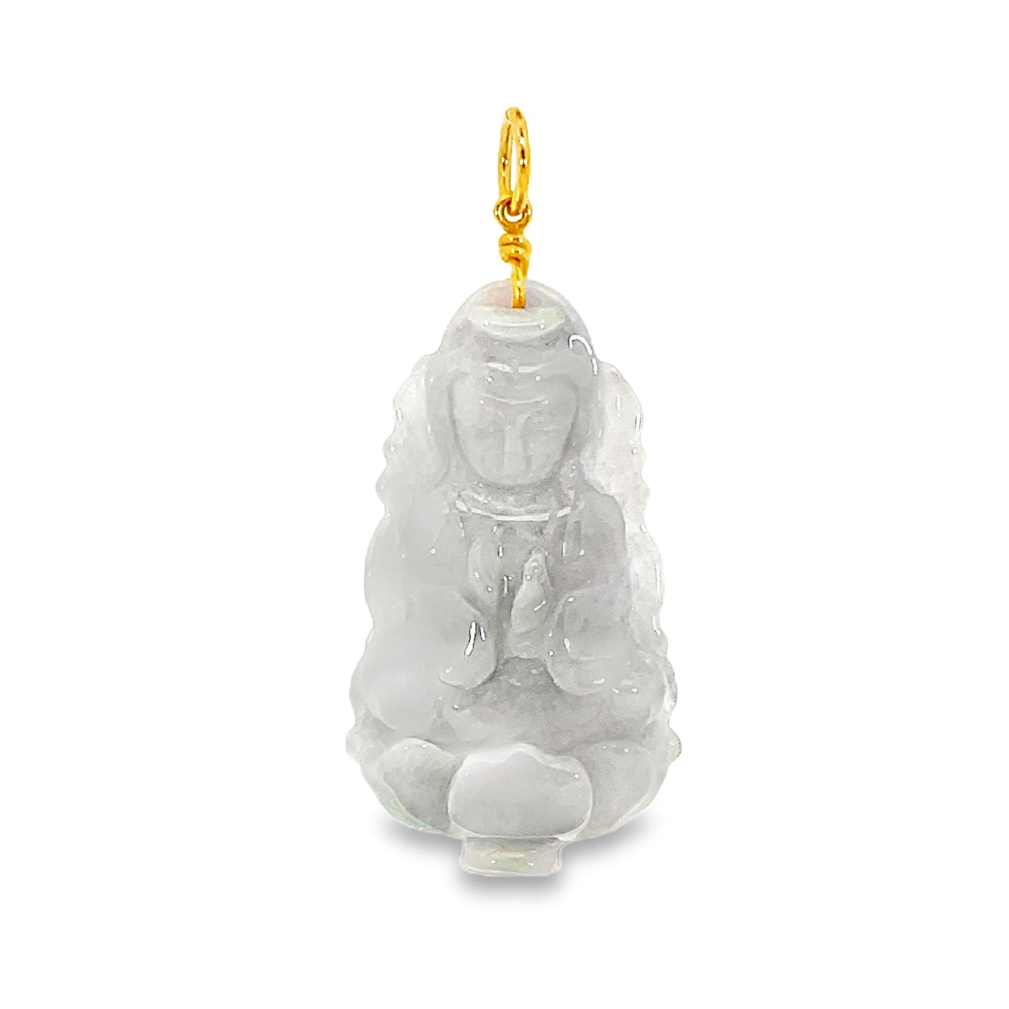 22K GOLD STONE PENDANT - 0025925