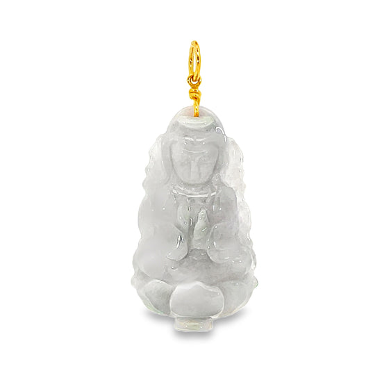 22K GOLD STONE PENDANT - 0025925