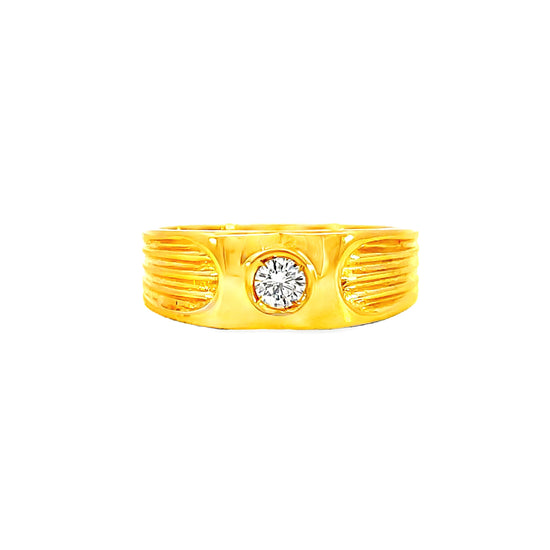 18K GOLD DIAMOND RING - 0025947