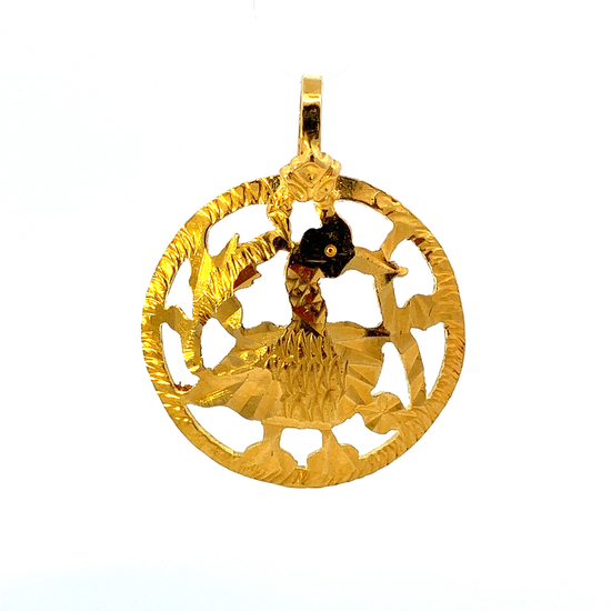 GOLD PENDANT ( 22K ) ( 1.98g ) - 0009633 Chain sold separately