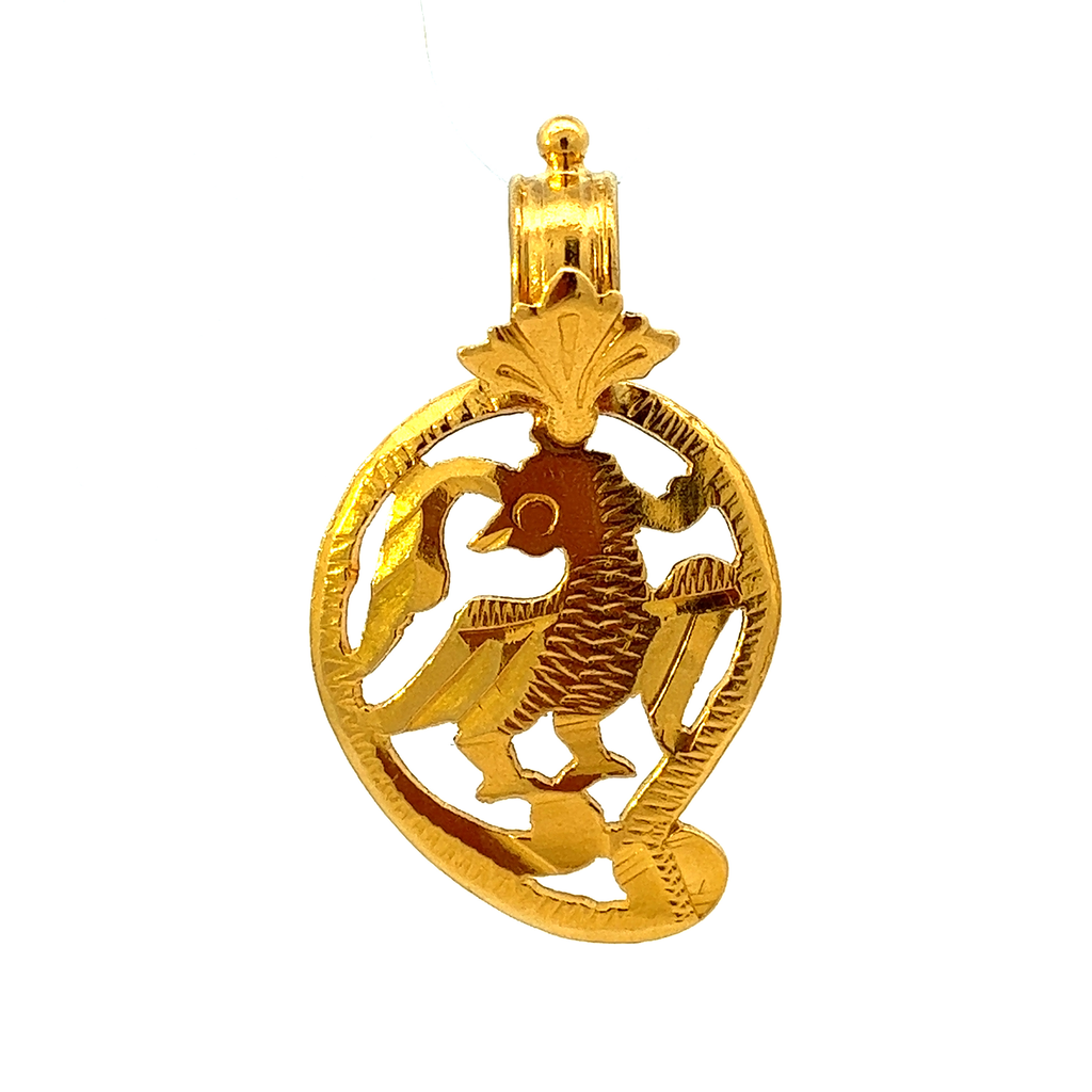 GOLD PENDANT ( 22K ) ( 1.9g ) - 0013321 Chain sold separately